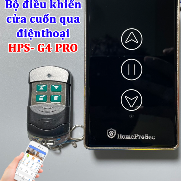 Bộ điều khiển wifi - Bluetooth cửa cuốn qua điện thoại HomeProSec HPS- G4 PRO