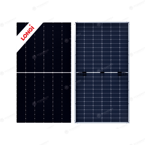 Tấm Pin Năng Lượng Mặt Trời Longi Solar 585W 2 Mặt Kính